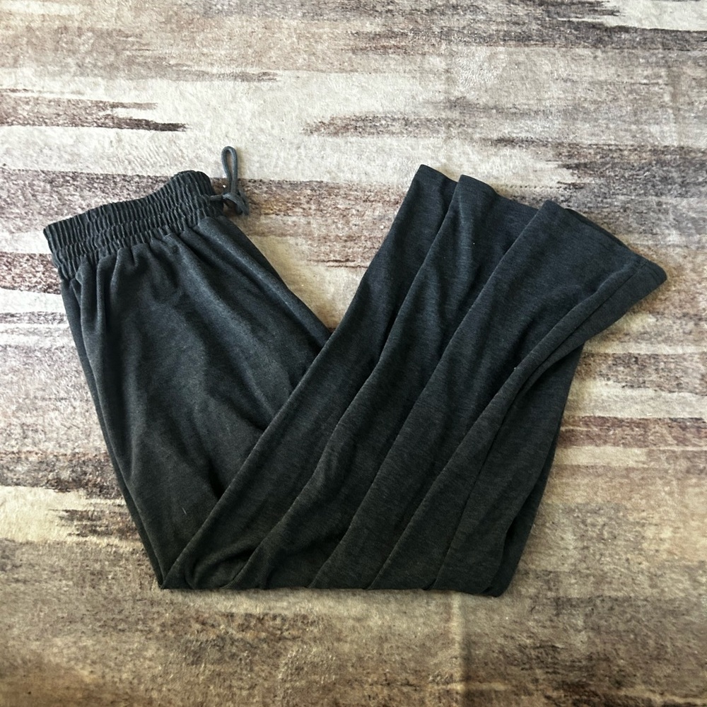 SHEIN Charcoal Wide Leg Pants